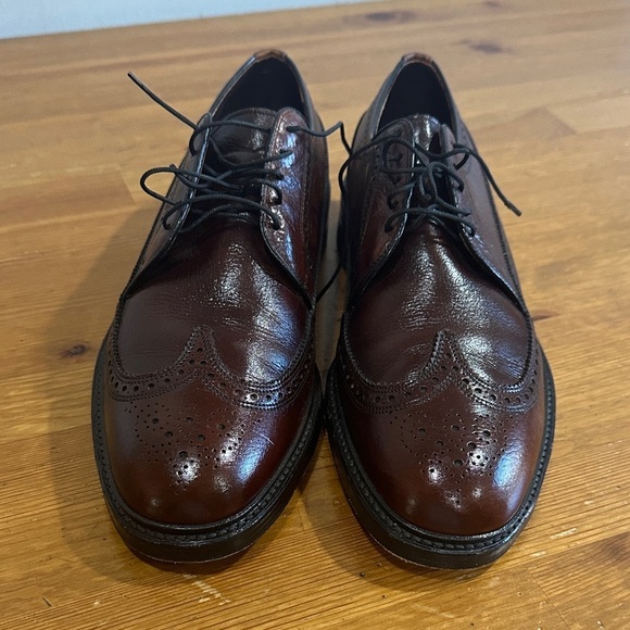 Sears Dark Brown Leather Men\'s Oxford Shoes main image 5